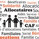 Pension alimentaire et la Caisse d'allocations familiales.