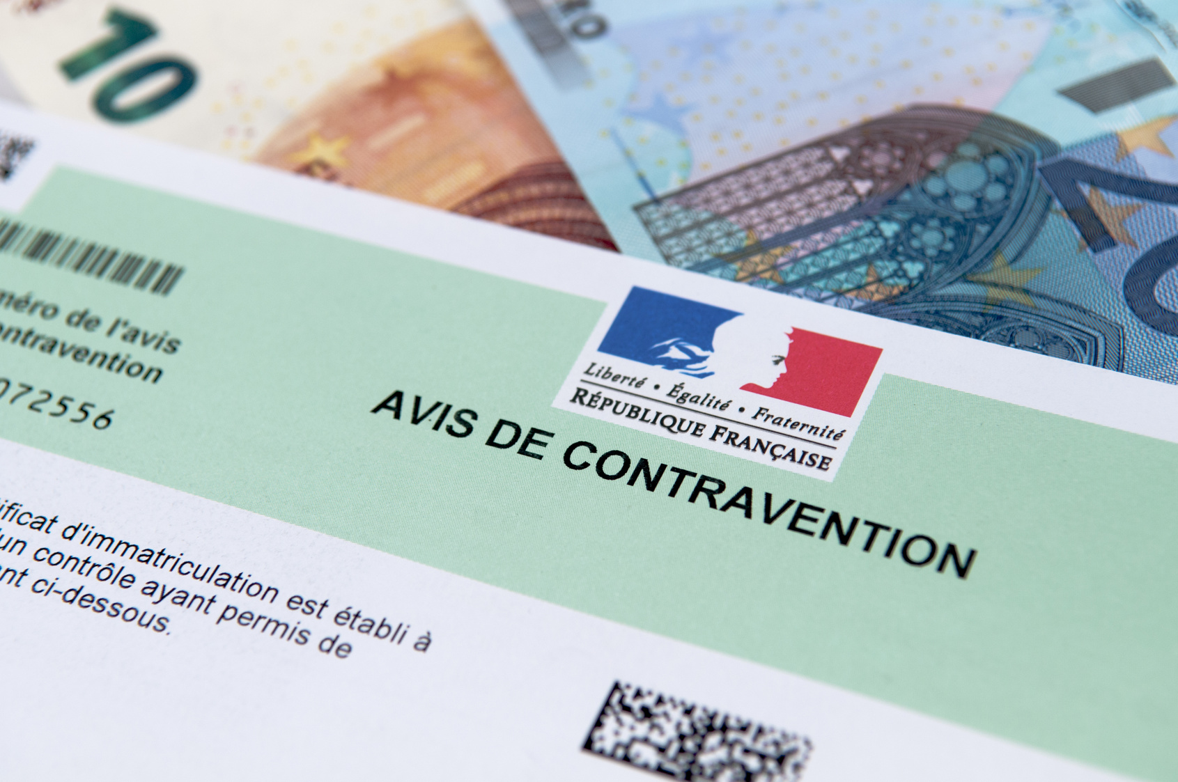 prix des amendes et des contraventions